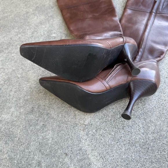 Hillard & Hanson brown leather boots size 7 preloved - Picture 11 of 13